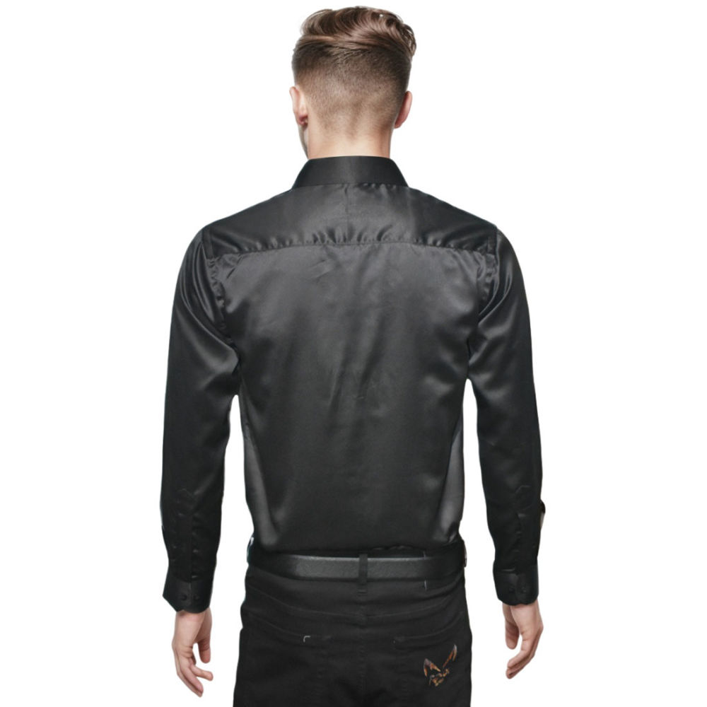 Balmain Embroidered Black Premium Quality Shirt-1