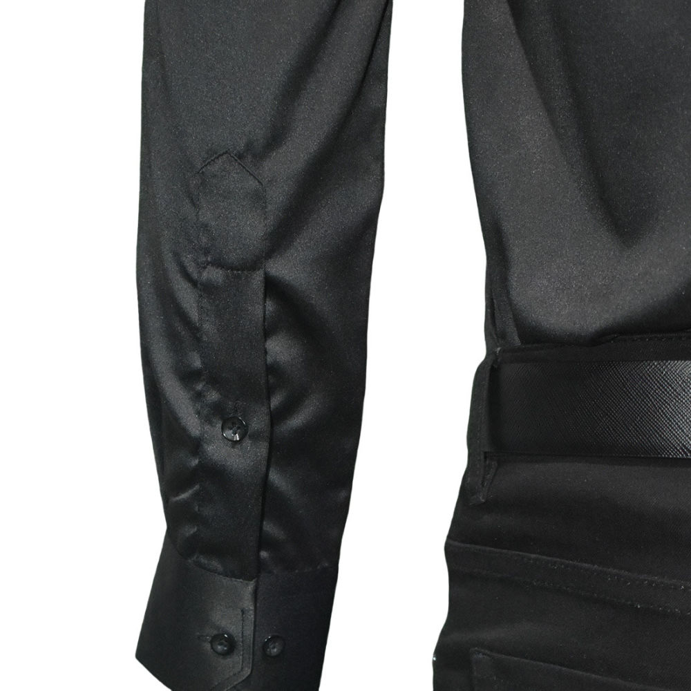 Balmain Embroidered Black Premium Quality Shirt-5