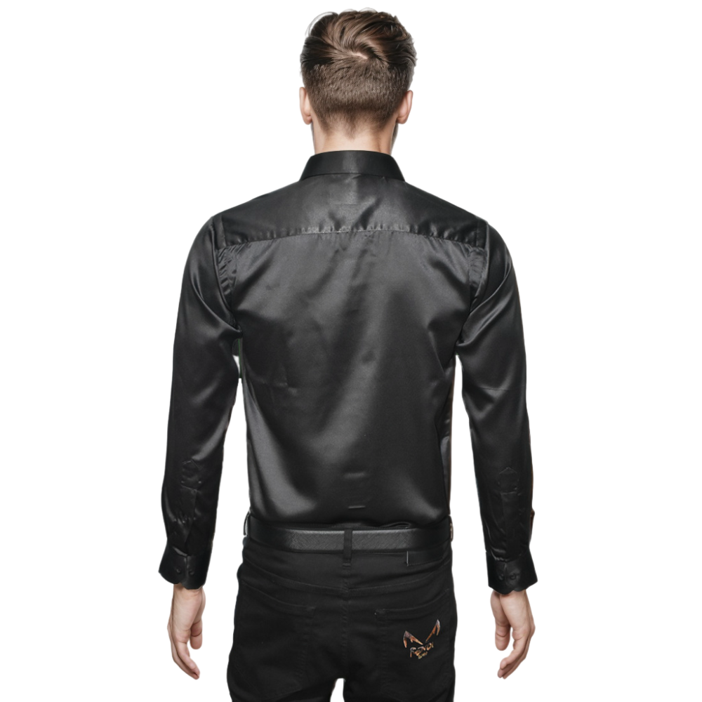 Balmain Tiger Embroidered Black Premium Shirt-1