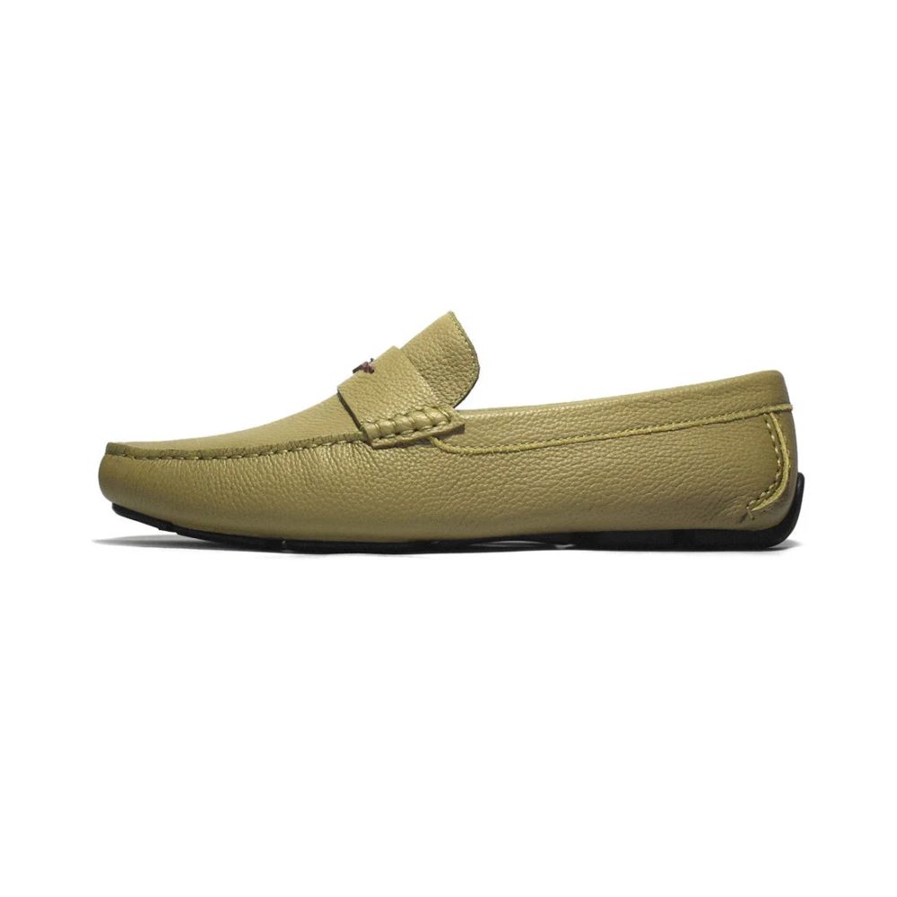Salvatore Ferragamo Olive Green Premium Quality Loafers-1