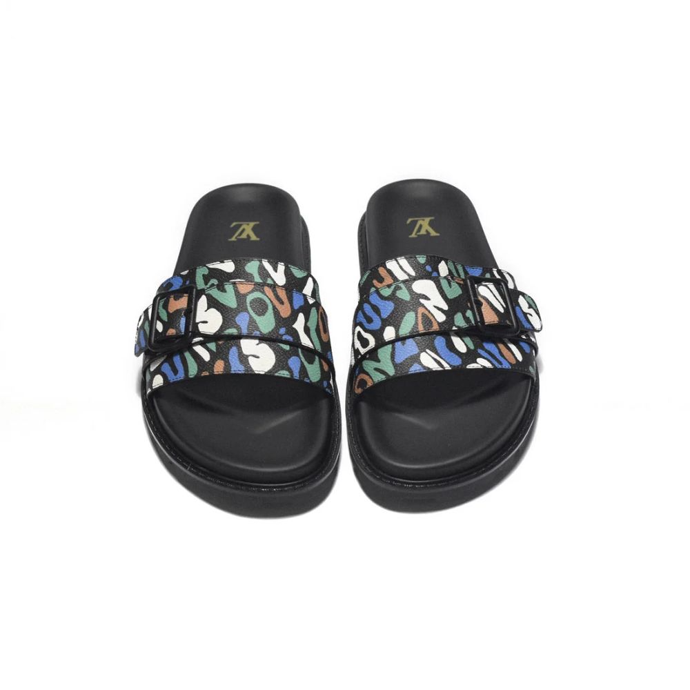 Louis Vuitton Black Premium Quality Men's Flip-flops-4