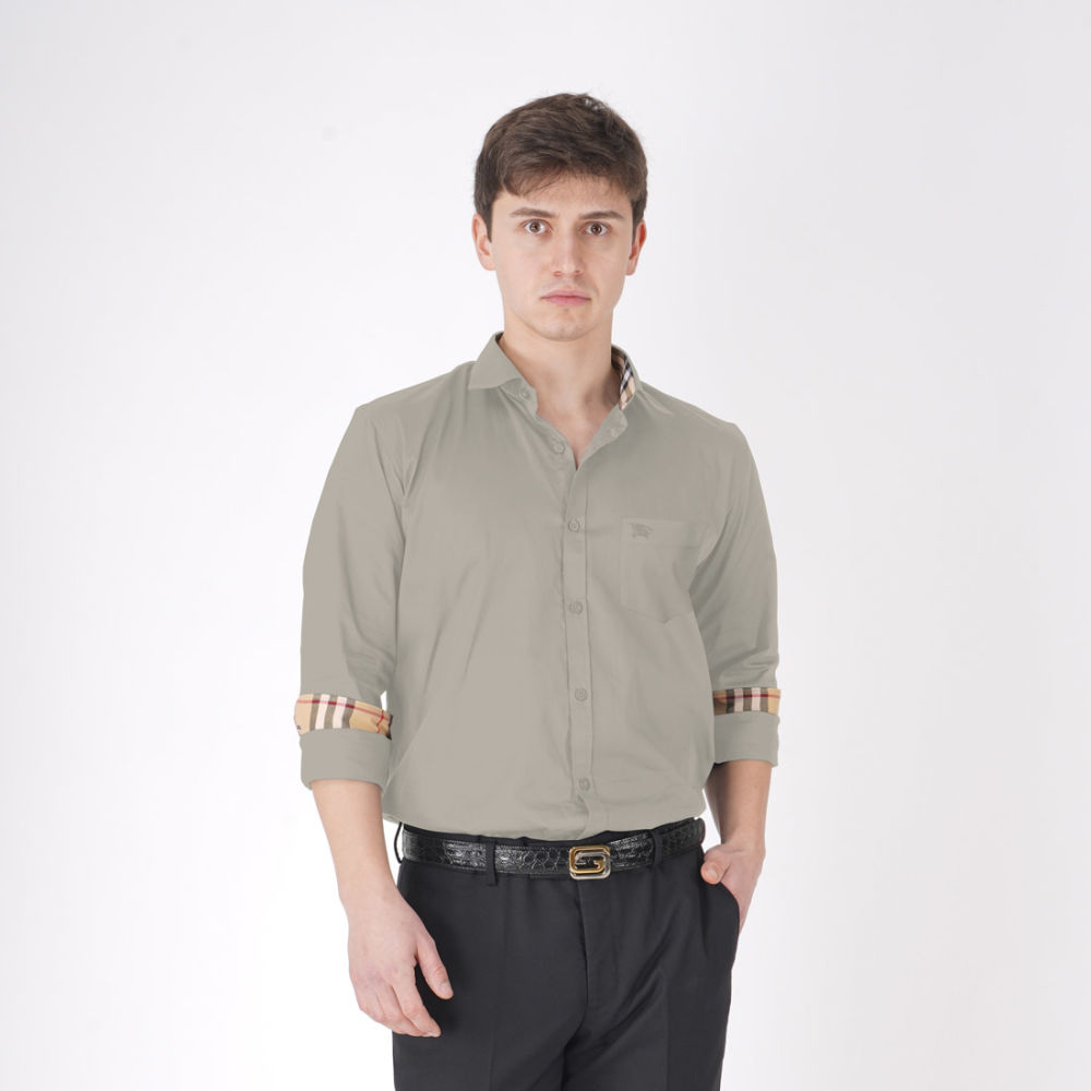 Burberry Beige Premium Quality Shirt-thumb-0