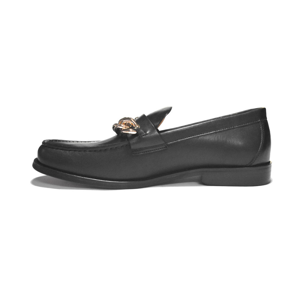 Versace Black Premium Quality Loafers-1