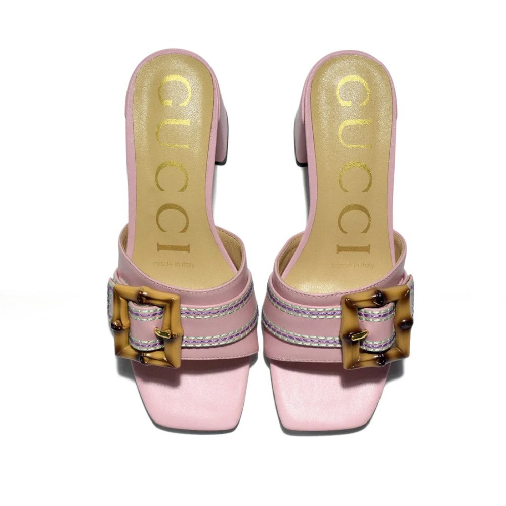 Gucci Pink Premium Quality Heels Sandals-5