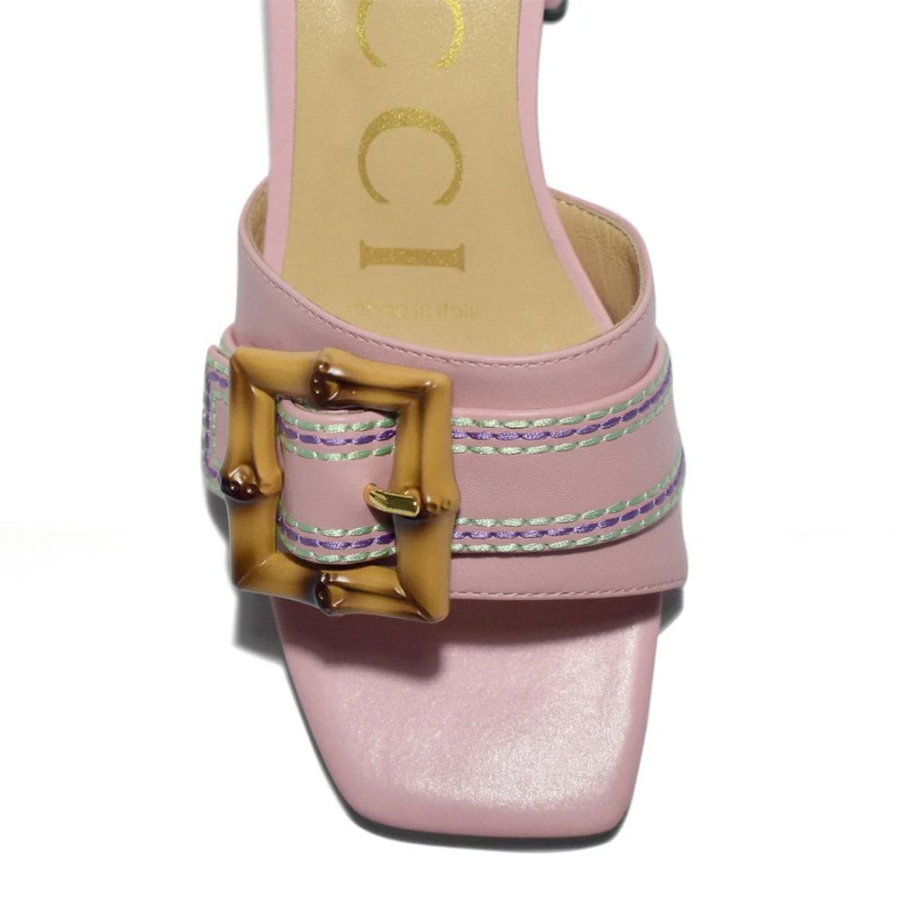 Gucci Pink Premium Quality Heels Sandals-3