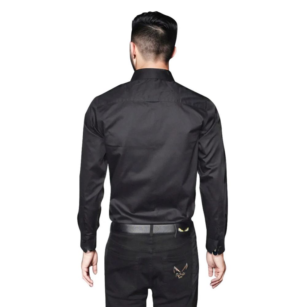 Louis Vuitton Black Premium Quality Men's Shirt-1
