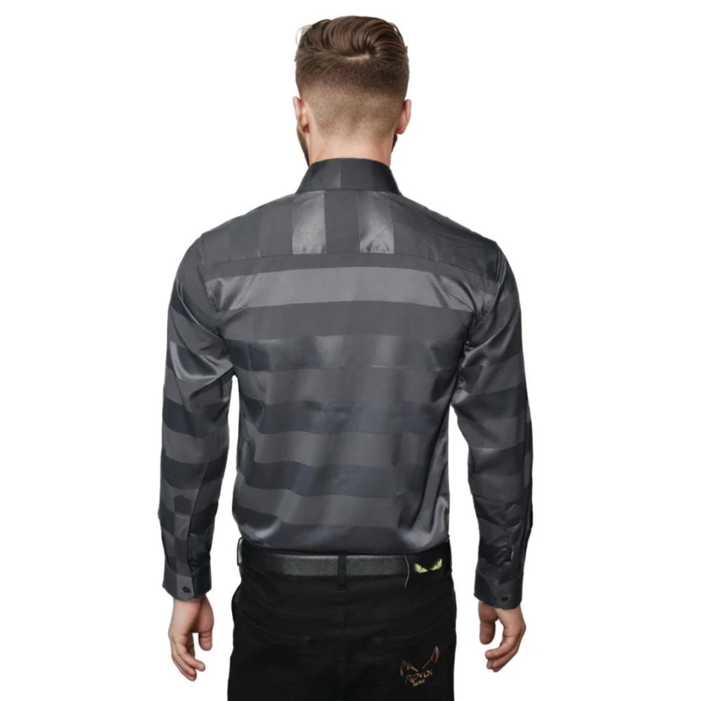 Versace Grey Premium Quality Designer Shirt-1