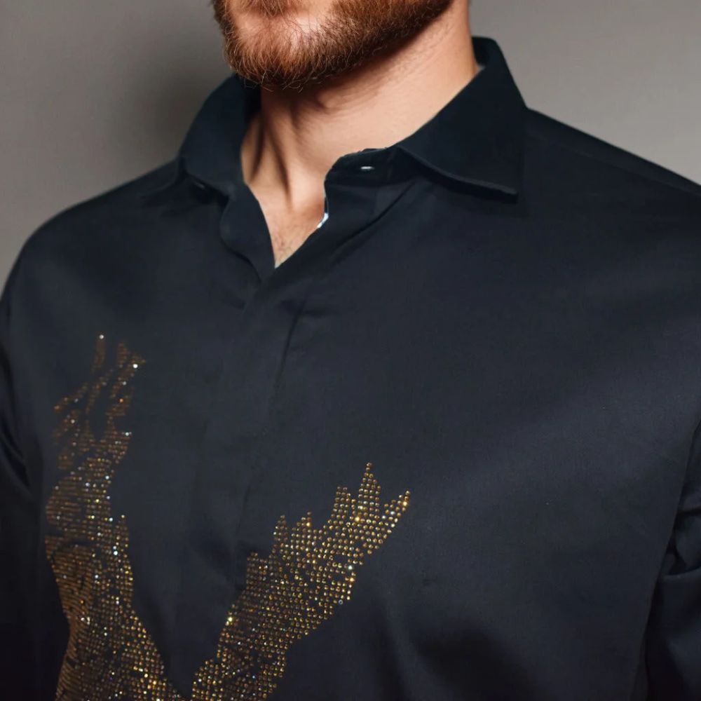 Armani Exchange Black Premium Quality Shirt-2