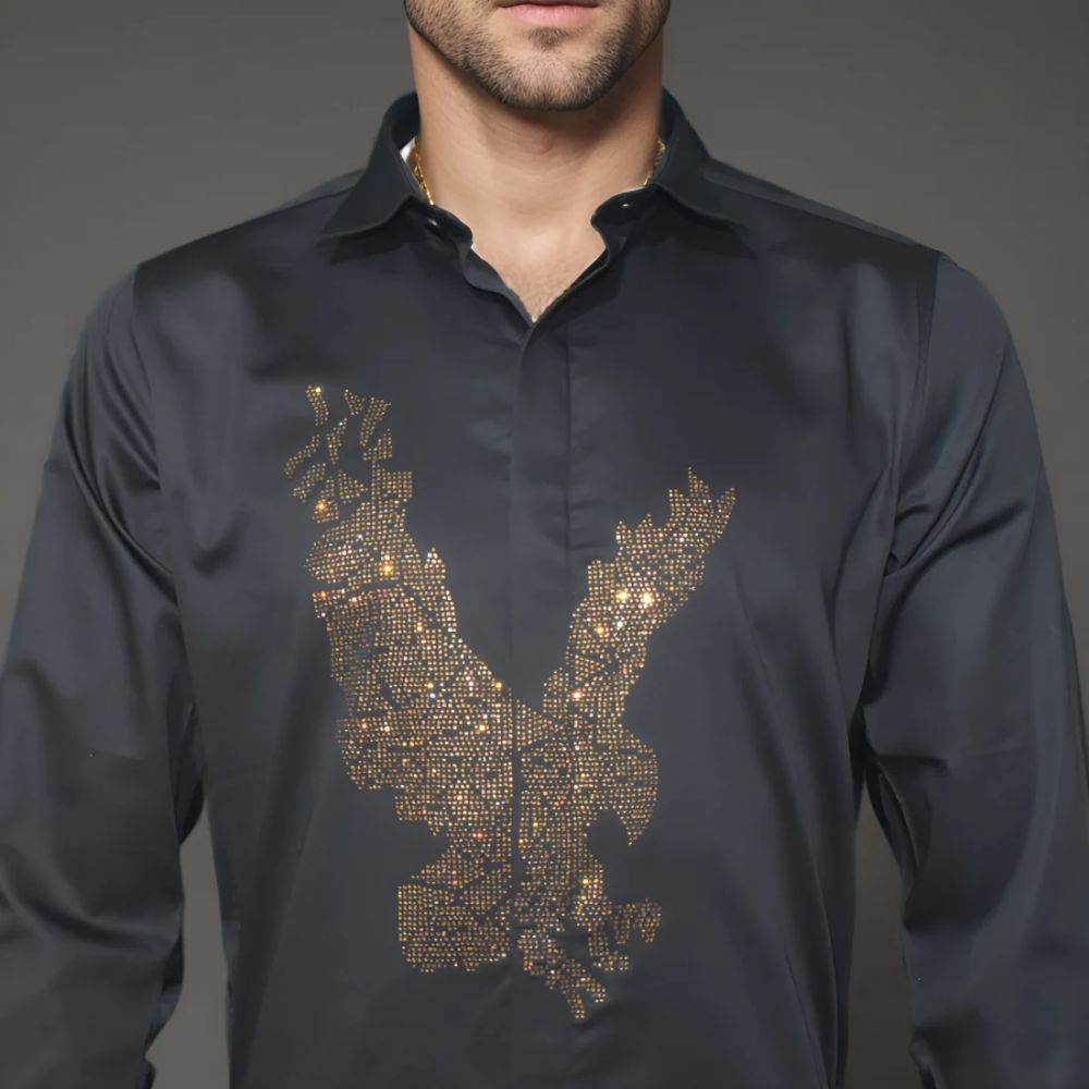 Armani Exchange Black Premium Quality Shirt-4