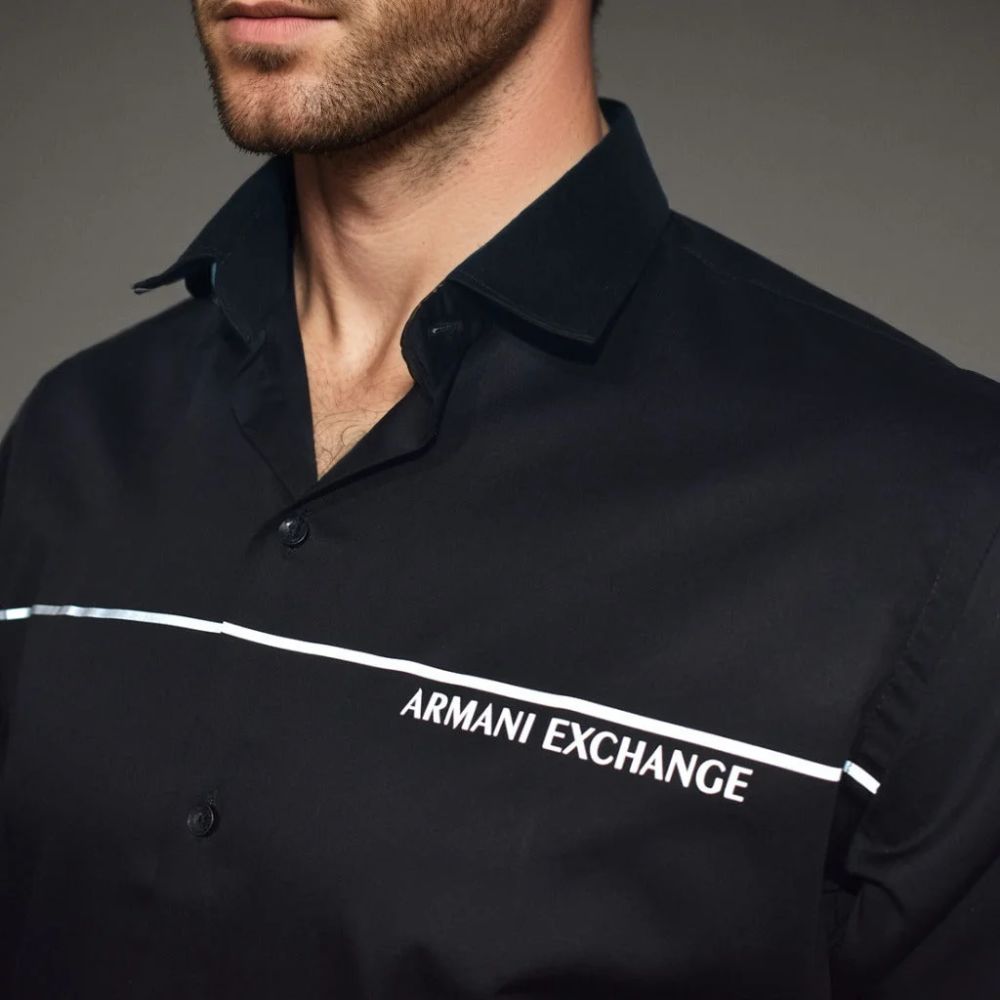 Armani Exchange Black Premium Quality Shirt-2