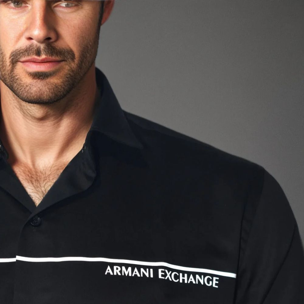 Armani Exchange Black Premium Quality Shirt-4