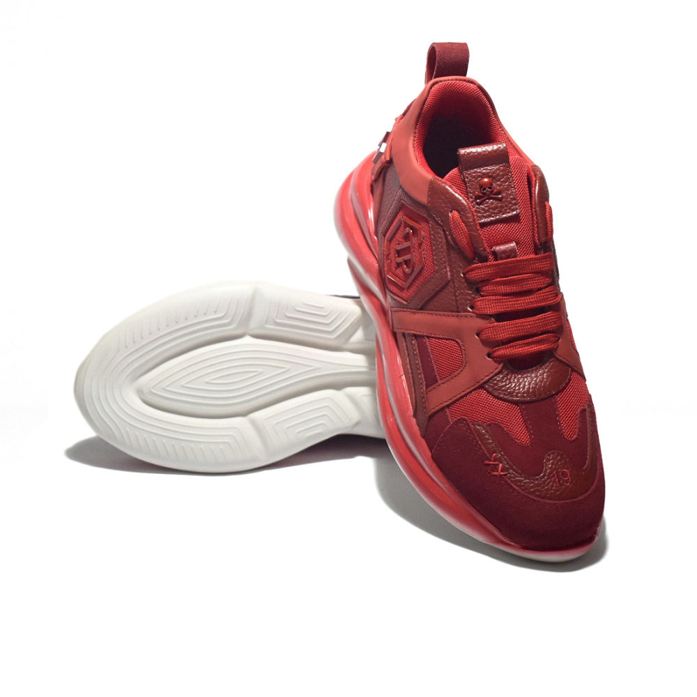 Philipp Plein Red Premium Quality Sneakers-5