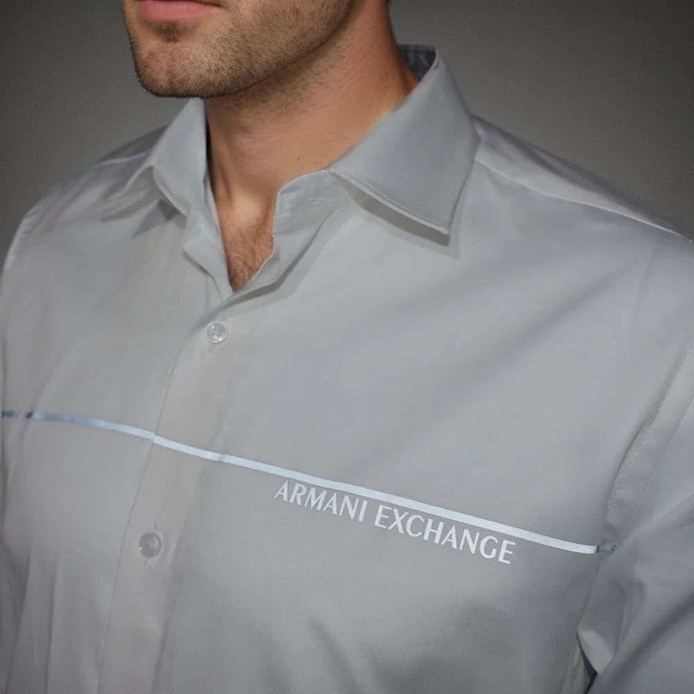 Armani Exchange White Premium Quality Shirt-2