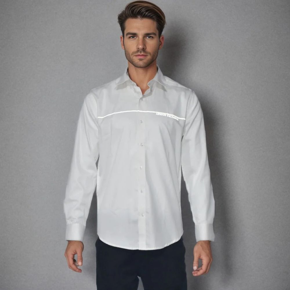Armani Exchange White Premium Quality Shirt-4