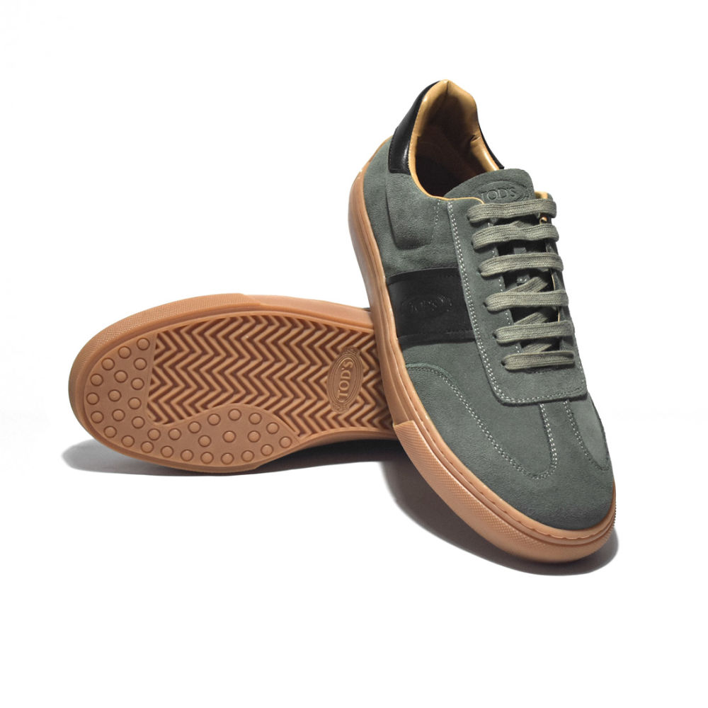 TOD'S Green Premium Quality Sneakers-5