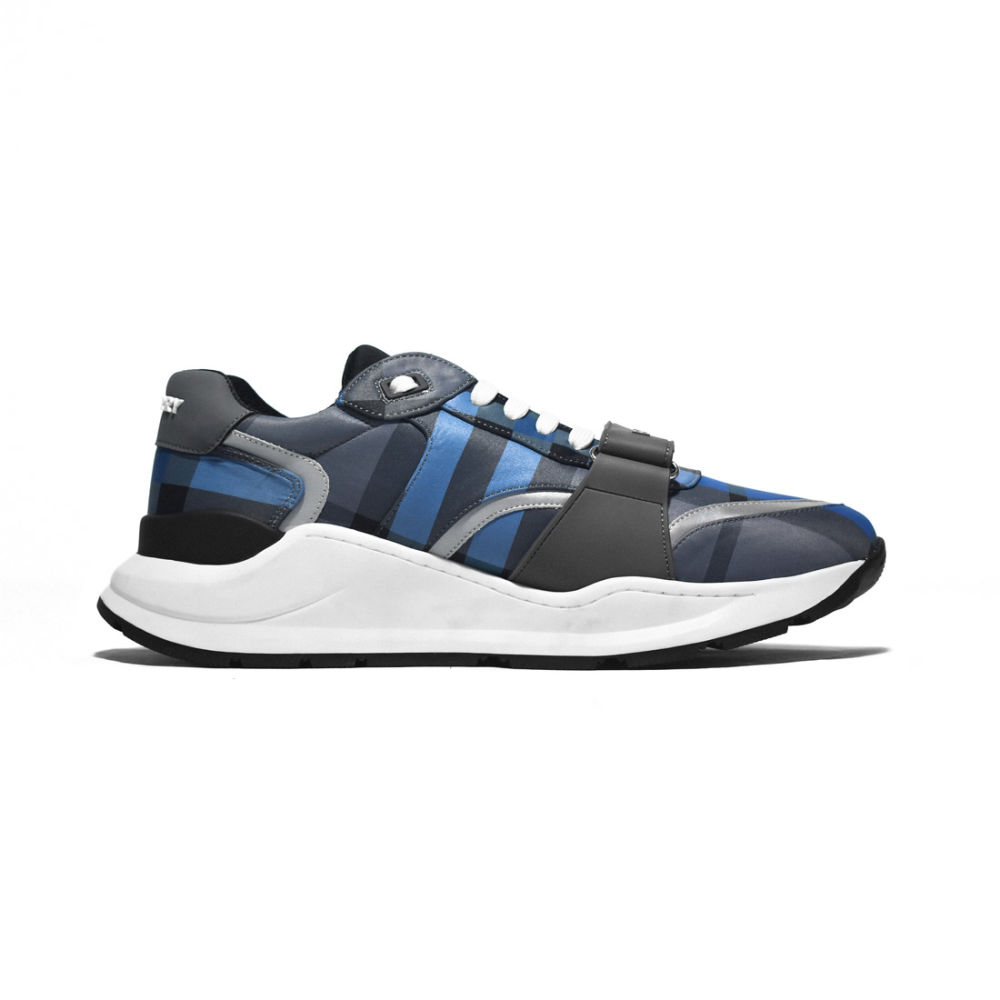Burberry Black & Blue Premium Quality Sneakers-thumb-1