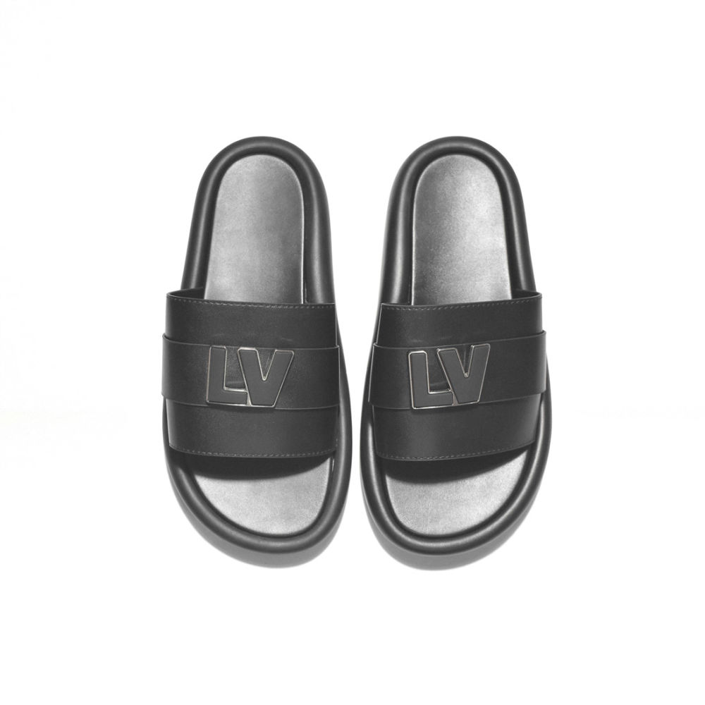Louis Vuitton Black Premium Quality men's Flip-flops-3