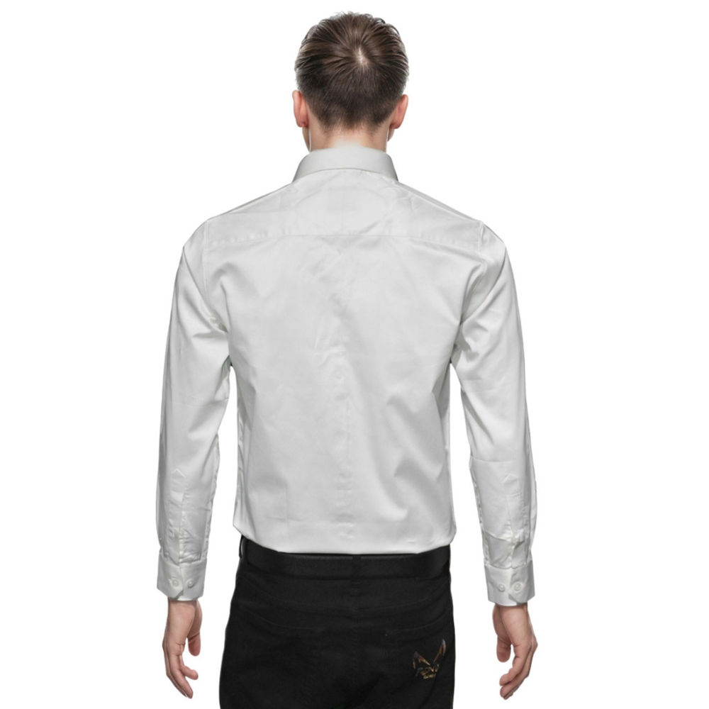 Armani Exchange White Premium Pocket Logo Shirt-thumb-1