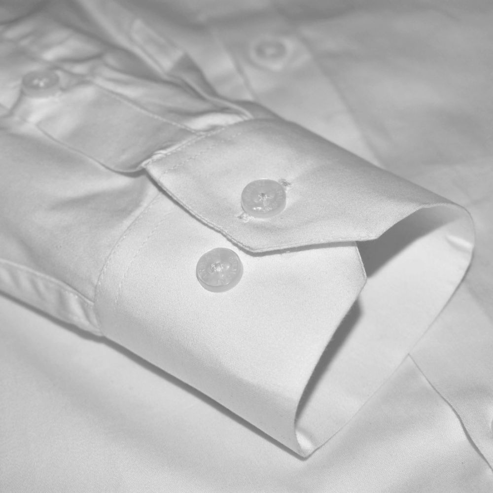 Armani Exchange White Premium Pocket Logo Shirt-thumb-4