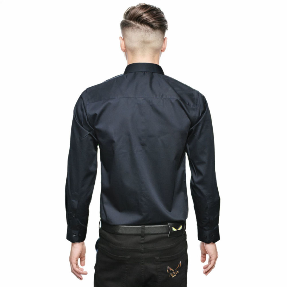 Armani Exchange Navy Blue Premium Quality Full Sleeve Shirt-1