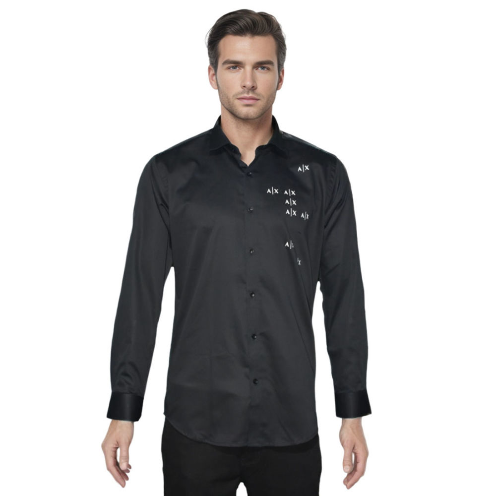 Armani Exchange Black Premium Quality Men's Shirt-6