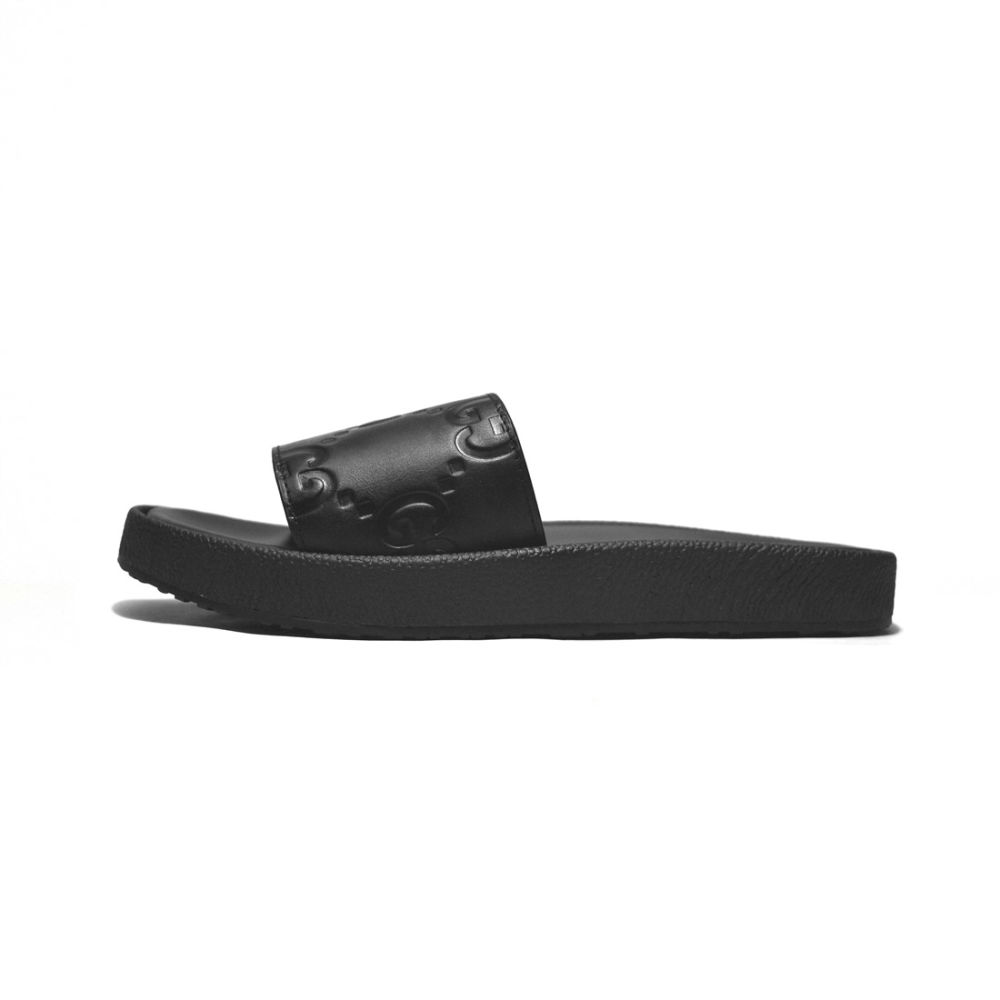 Gucci Black Premium Quality Men's Flip-flops-1