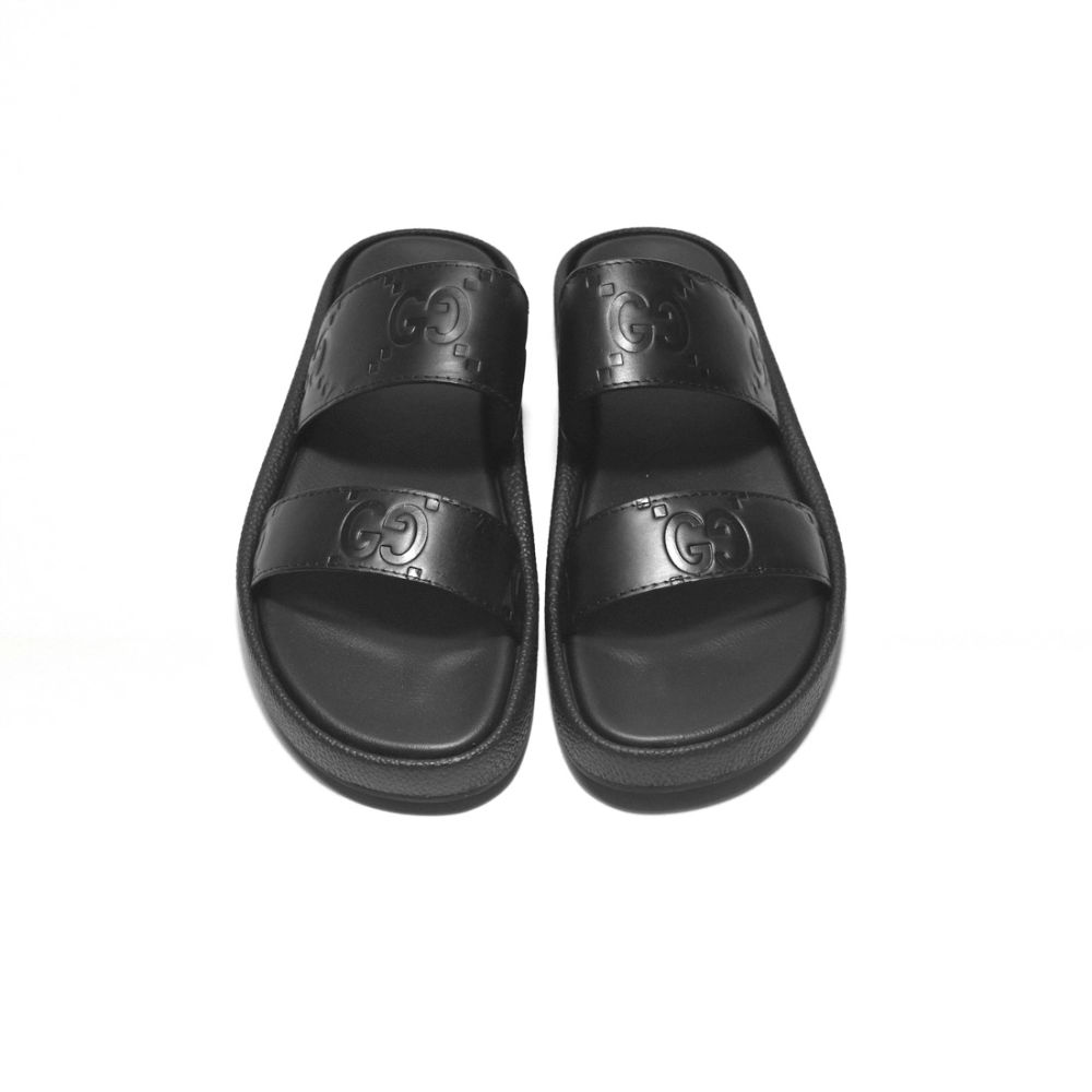 Gucci Black Premium Quality Men's Flip-flops-4