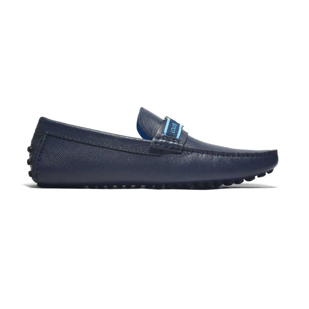 Louis Vuitton Blue Premium Luxury Loafers-2