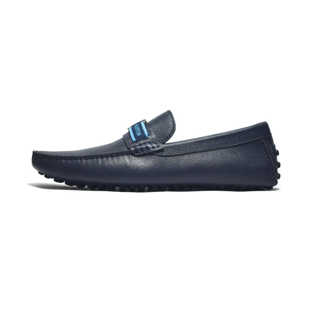 Louis Vuitton Blue Premium Luxury Loafers-1