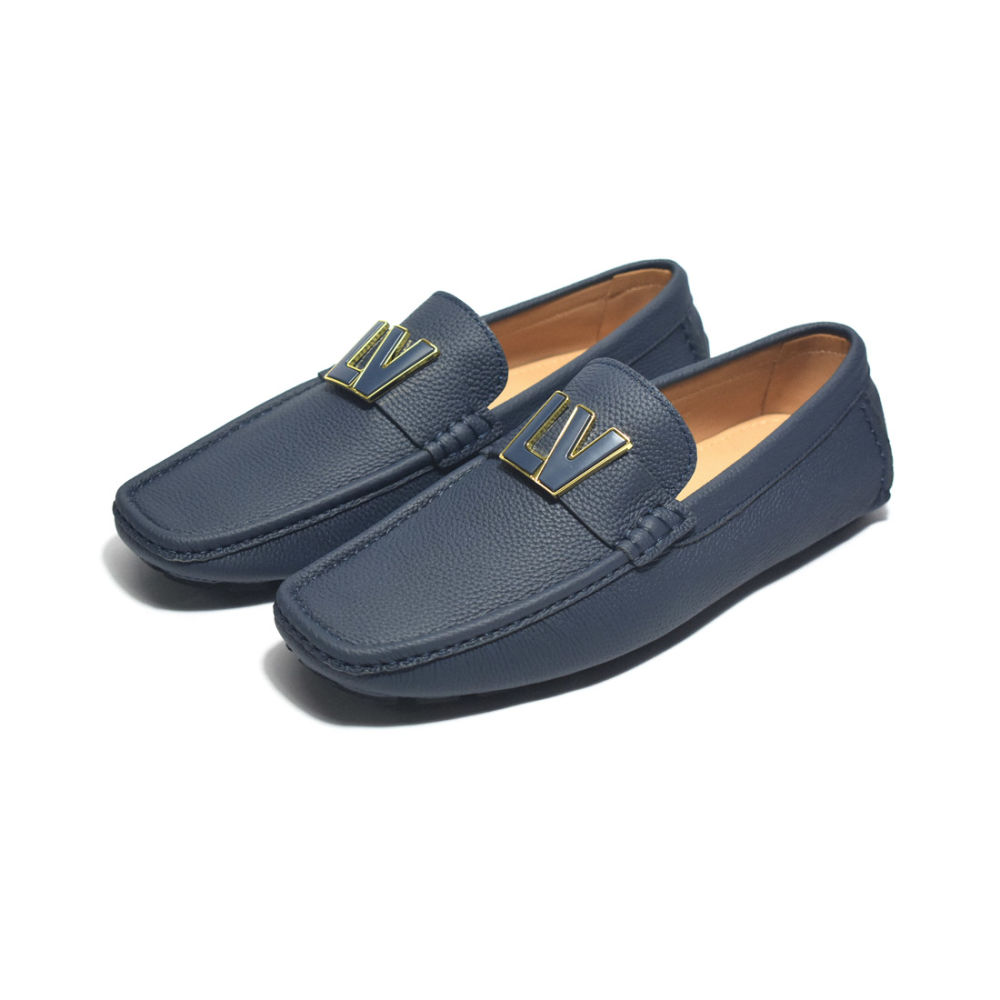 Louis Vuitton Blue Premium Quality Loafers-thumb-0
