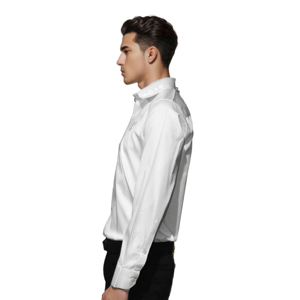 Louis Vuitton Logo Print White Premium Shirt-2