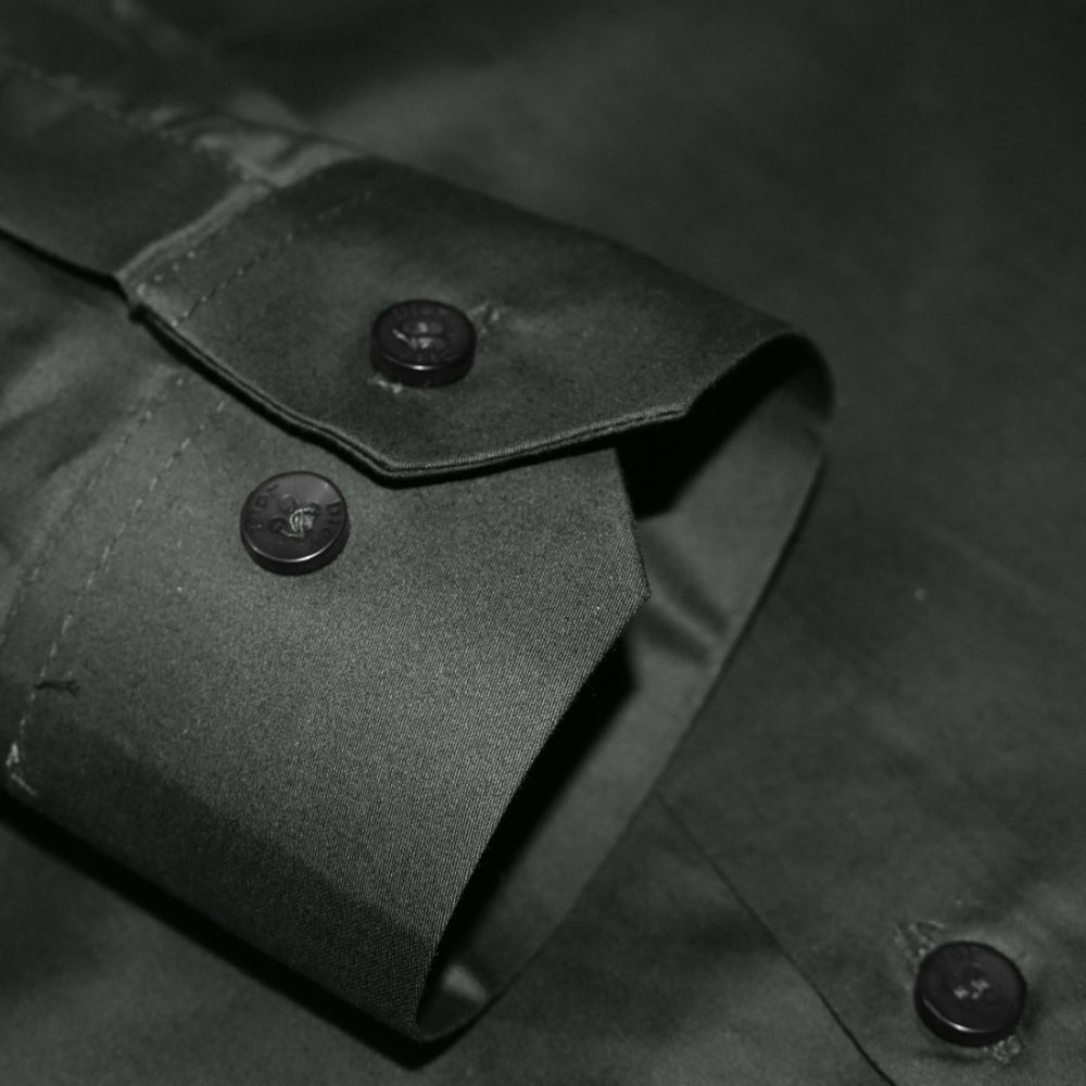 Dior Green Oblique Pattern Pocket Logo Shirt-6