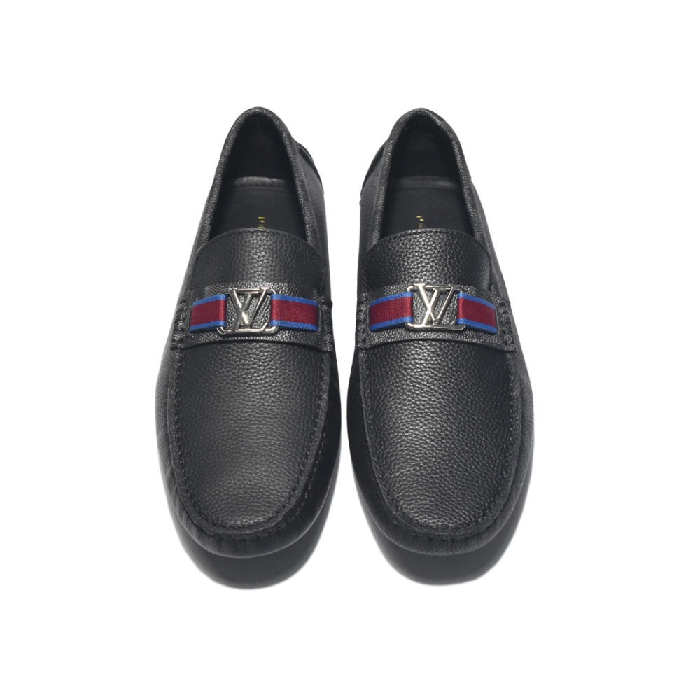 Louis Vuitton Hockenheim Moccasin Black Premium Loafers-3