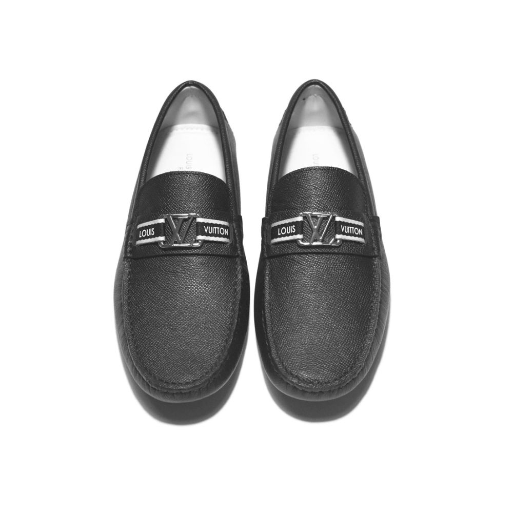 Louis Vuitton Hockenheim Moccasin Black Loafers-3
