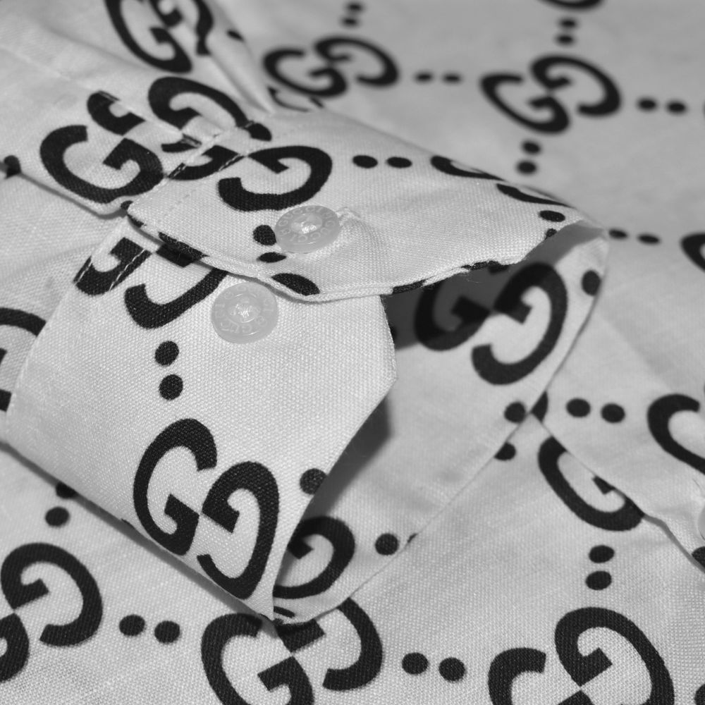 Gucci GG Canvas White Premium Shirt-thumb-5