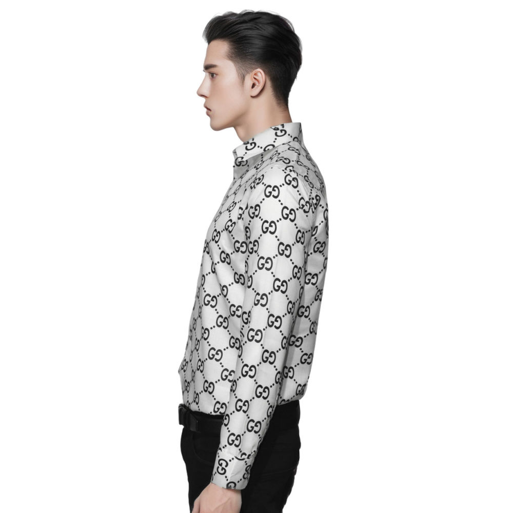 Gucci GG Canvas White Premium Shirt-thumb-2