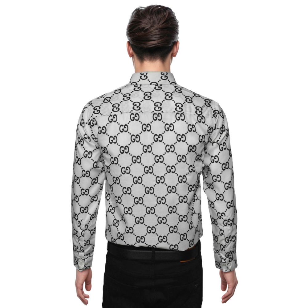 Gucci GG Canvas White Premium Shirt-thumb-1