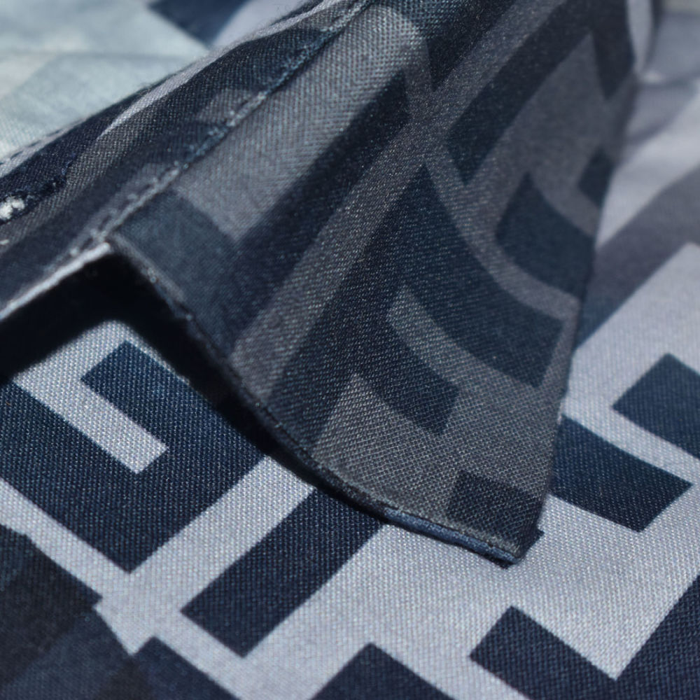 Fendi Blue Premium Quality Shirt-4