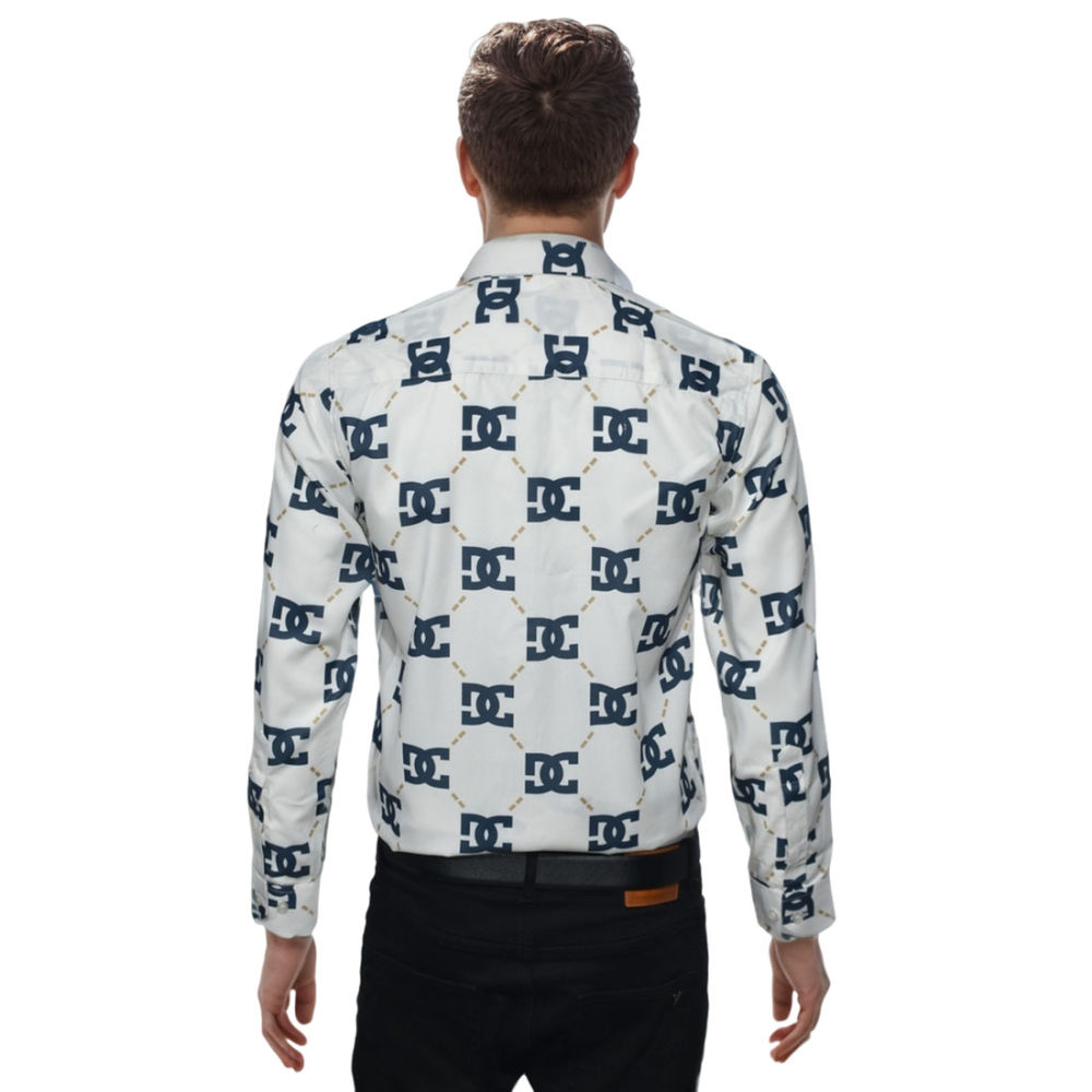 Dolce & Gabbana Monogram Print White Shirt-1