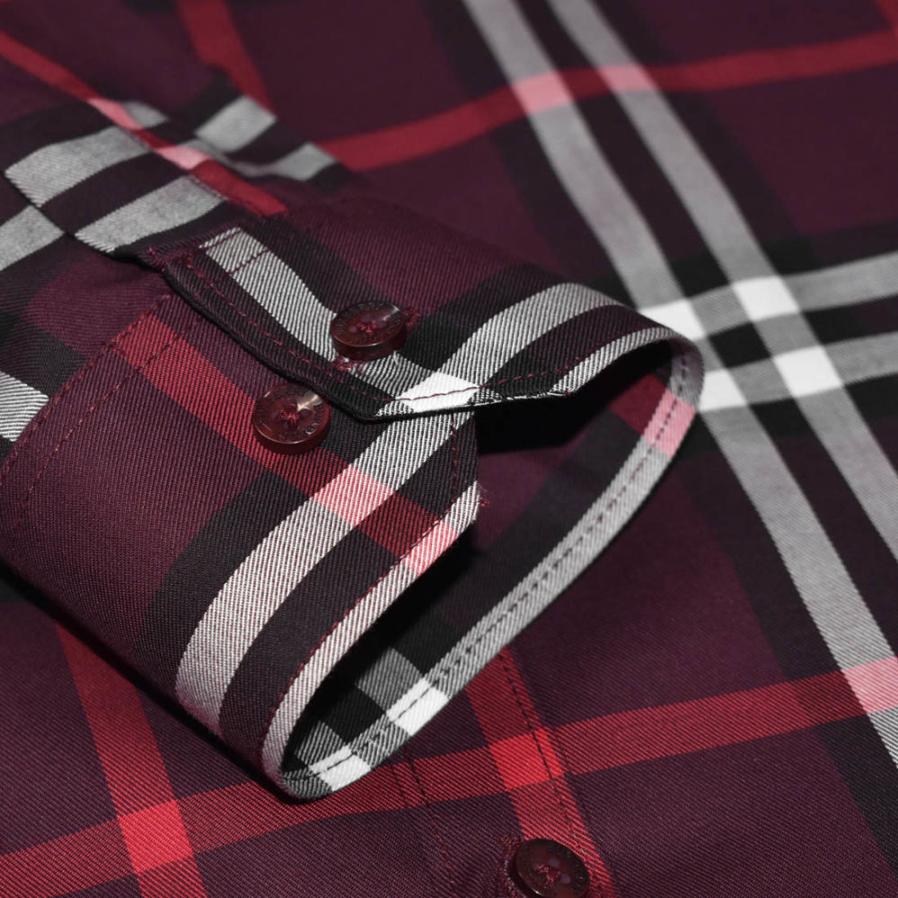 Burberry Wine Premium Quality Shirt-6