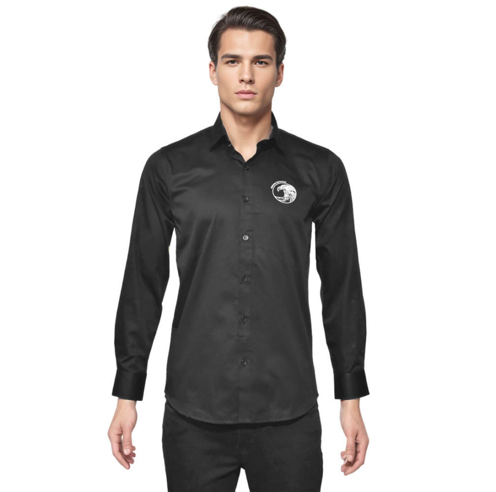 Armani Exchange Eagle Logo-print Black Shirt-7