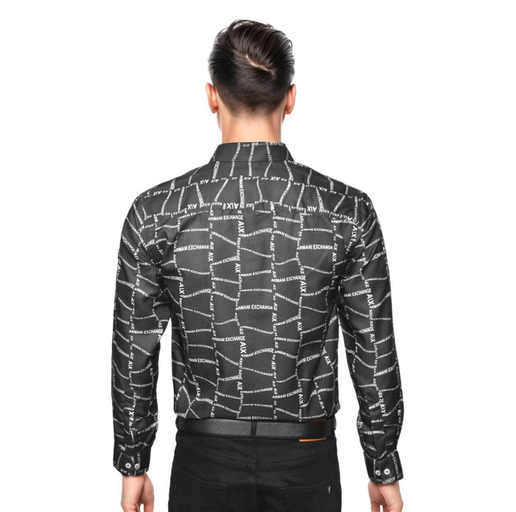 Armani Exchange Black Premium Quality Shirt-1
