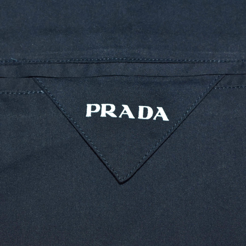 Prada Navy Blue Premium Quality Shirt-thumb-3