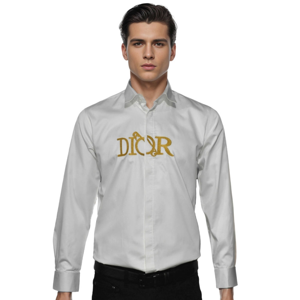 Dior White Premium Quality Shirt-thumb-0