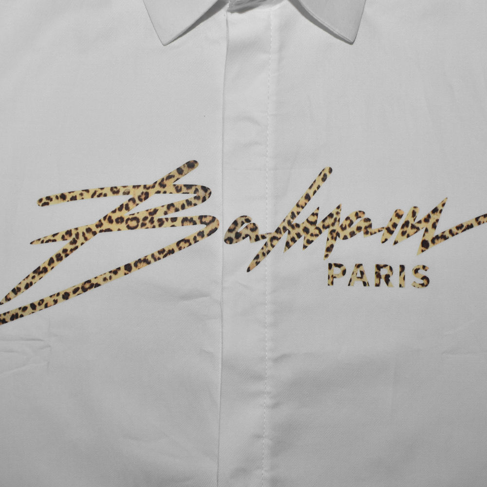 Balmain Paris White Premium Quality Shirt-3