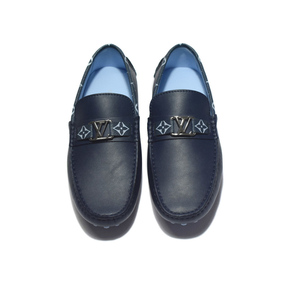 Louis Vuitton Blue Premium Quality Loafers-3