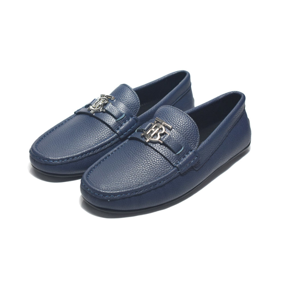 Burberry Blue Premium Quality Loafers-thumb-0