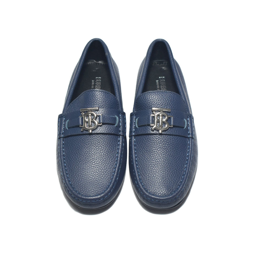 Burberry Blue Premium Quality Loafers-thumb-3
