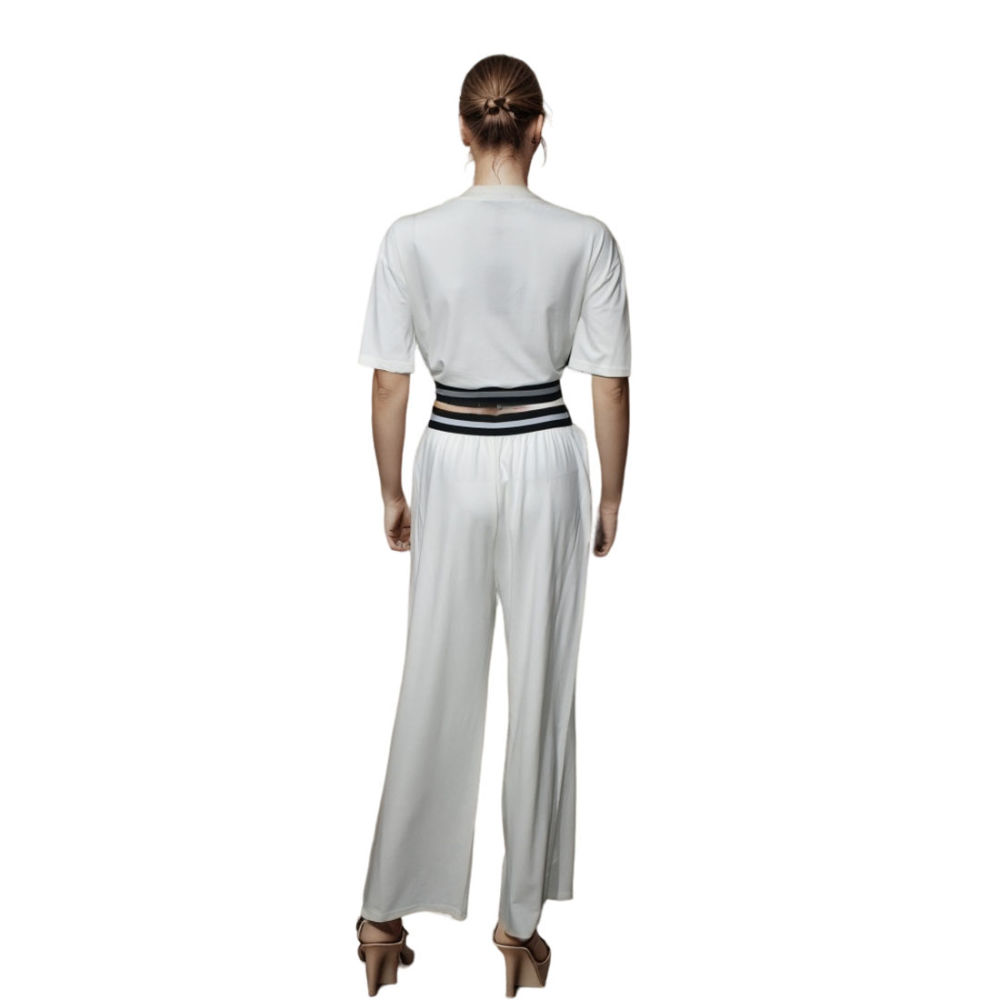 Prada Embroidered logo White Premium Co-ord Set-thumb-2