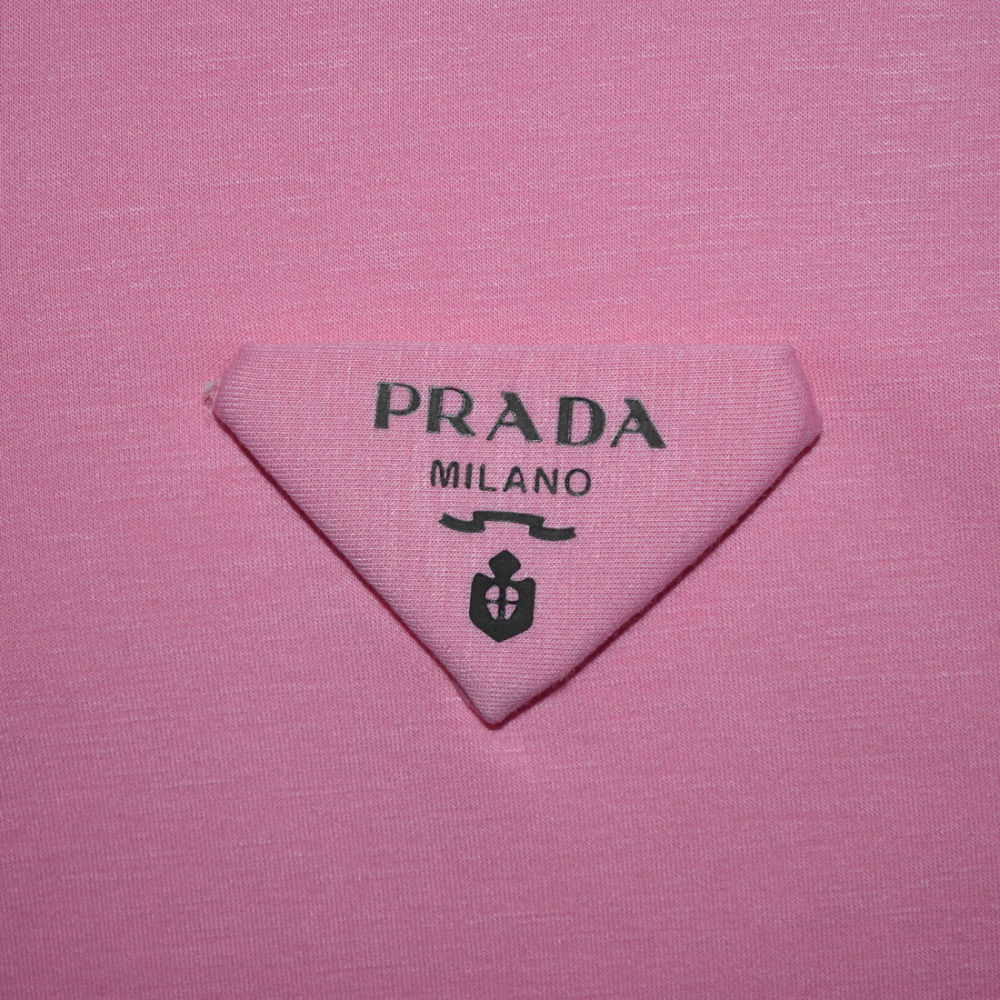 Prada logo Print Pink Premium Co-ord Set-4